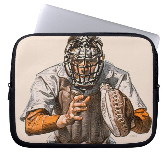 Protection Pour Ordinateur Portable Receveur de base-ball (Devant)