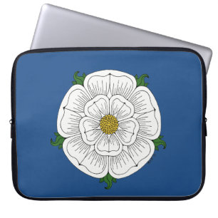 Protection Pour Ordinateur Portable Rose blanche de York