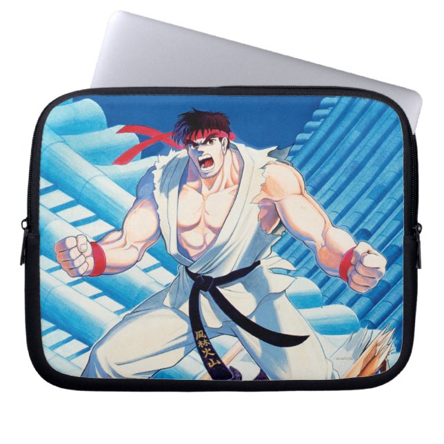 Protection Pour Ordinateur Portable Ryu sur le toit (Devant)