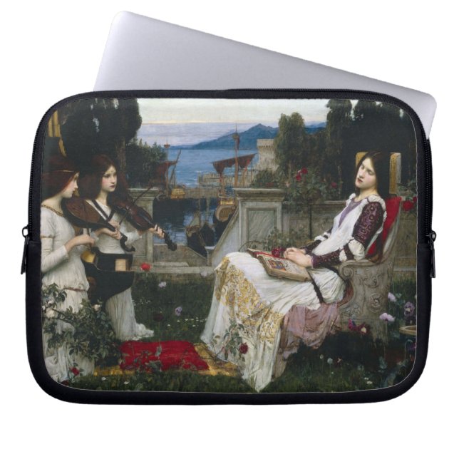 Protection Pour Ordinateur Portable Saint Cecilia dans le jardin (Devant)