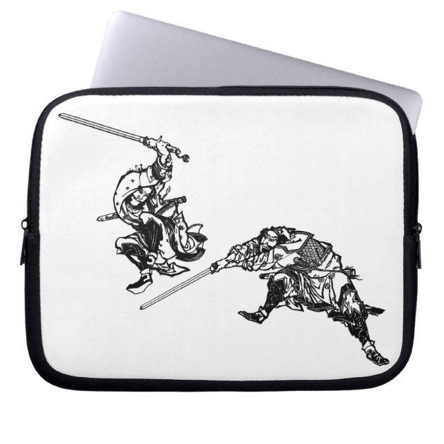 Protection Pour Ordinateur Portable Samouraïs 2 de manga de Hokusai (Devant)