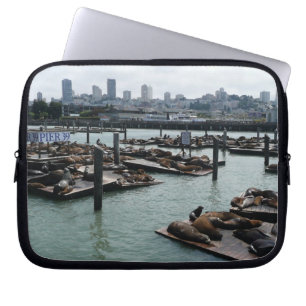 Protection Pour Ordinateur Portable San Francisco et Otaries de Pier 39 Ciel de la Vil