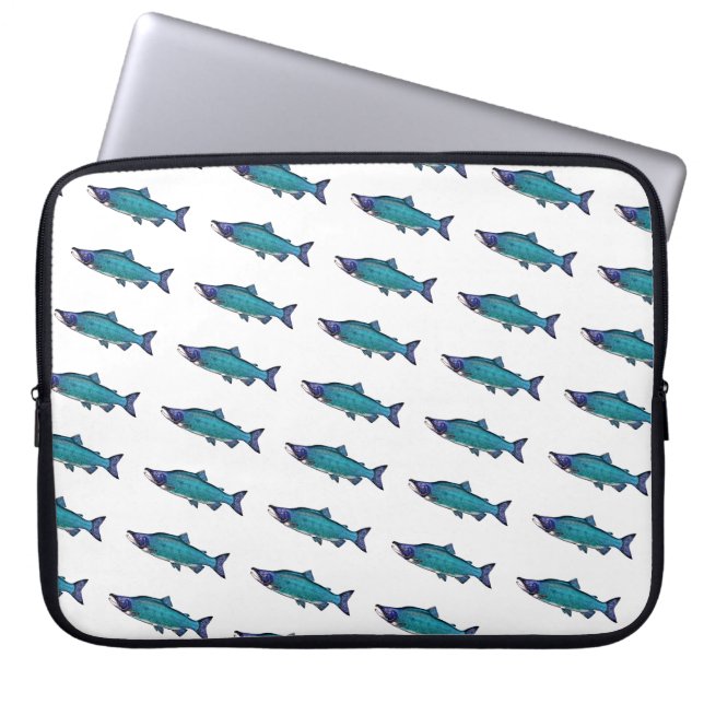 Protection Pour Ordinateur Portable Saumon cyanotique (Devant)
