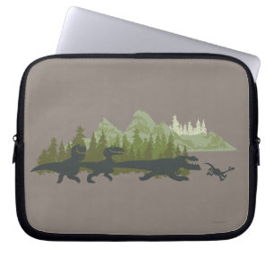 Protection Pour Ordinateur Portable Silhouettes Dino en cours