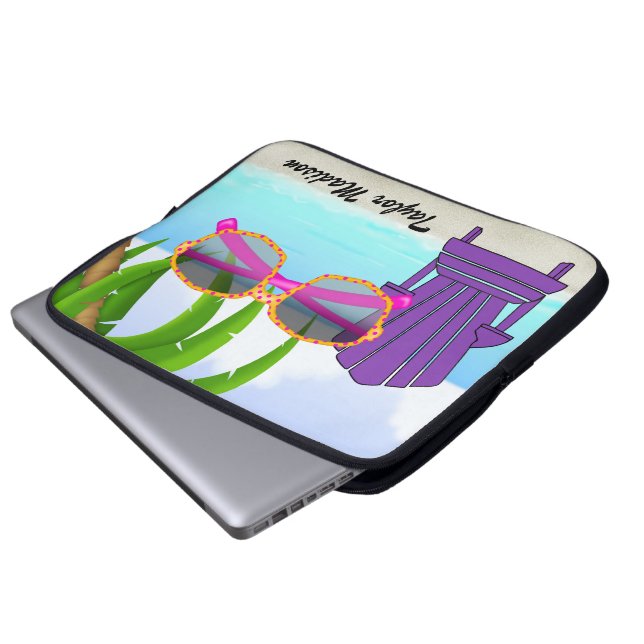 Protection Pour Ordinateur Portable Sleeve de plage - SRF (Devant bas)