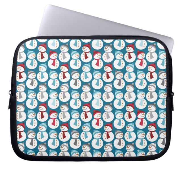 Protection Pour Ordinateur Portable Snowmen - Manches pour ordinateur portable et Netb (Devant)