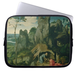 Protection Pour Ordinateur Portable St Jerome dans le désert (huile sur le panneau)
