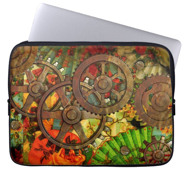 Protection Pour Ordinateur Portable Steampunk victorien génial (Devant)