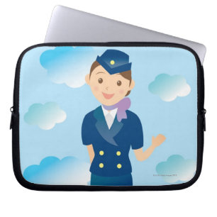 Protection Pour Ordinateur Portable Steward (hôtesse de l'air)