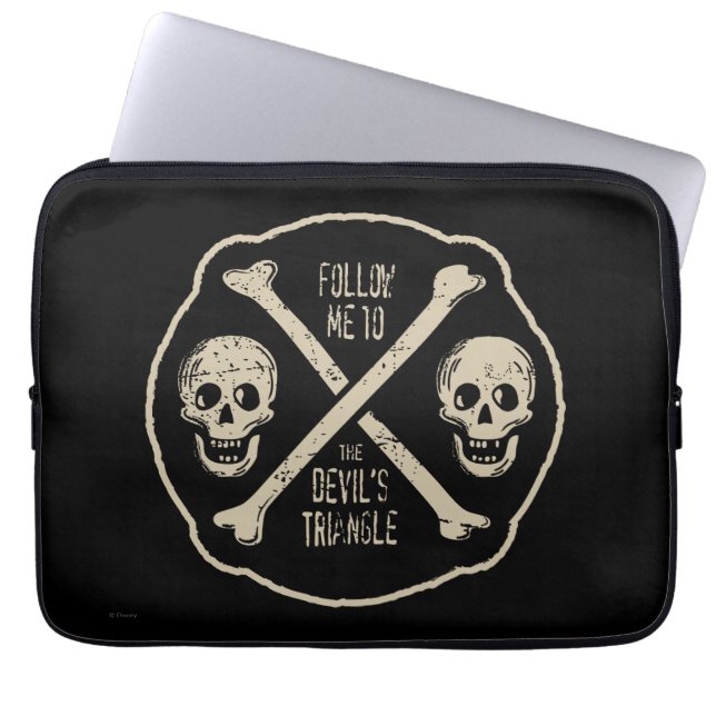 Protection Pour Ordinateur Portable Suivez-moi jusqu'au triangle du diable (Devant)