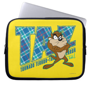 Protection Pour Ordinateur Portable TAZ™ Tornado Terreur Plaid
