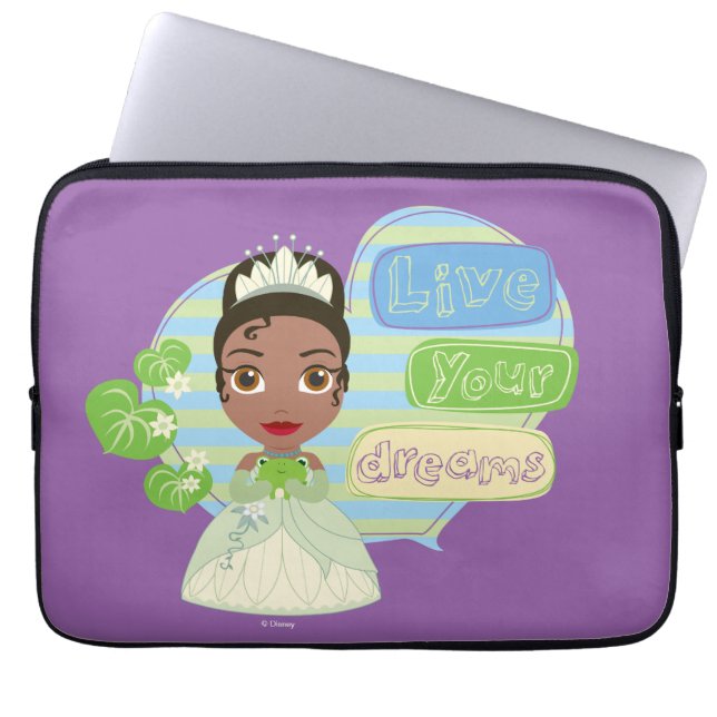 Protection Pour Ordinateur Portable Tiana | Vivez vos rêves (Devant)