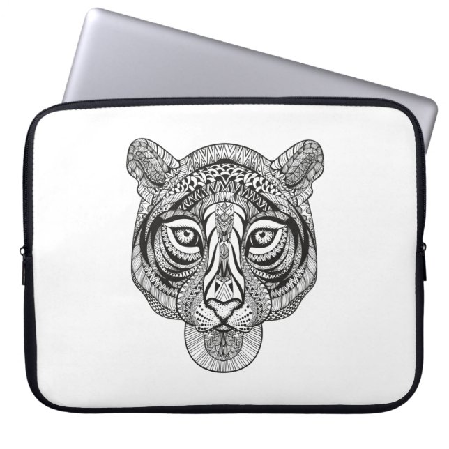 Protection Pour Ordinateur Portable Tigre de style (Devant)