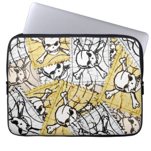 Protection Pour Ordinateur Portable Timbre crâne drôle