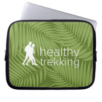 Trekking en santé Palmes vertes Logo Costume humid