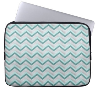 Protection Pour Ordinateur Portable Turquoise et perles ZigZag