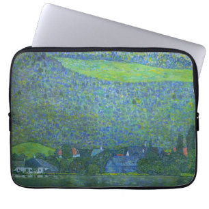 Protection Pour Ordinateur Portable Unterach am Attersee de Klimt, Art Nouveau vintage
