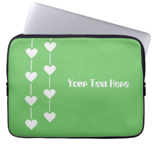 Protection Pour Ordinateur Portable Valentine Heart couleurs personnalisées manches d'