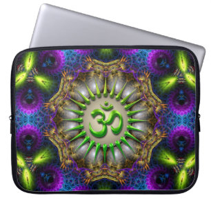 Protection Pour Ordinateur Portable Vert OM Purple+Bleu Fractage Portable