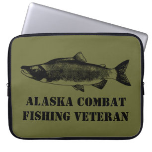 Protection Pour Ordinateur Portable Vétérinaire de la pêche de combat de l'Alaska