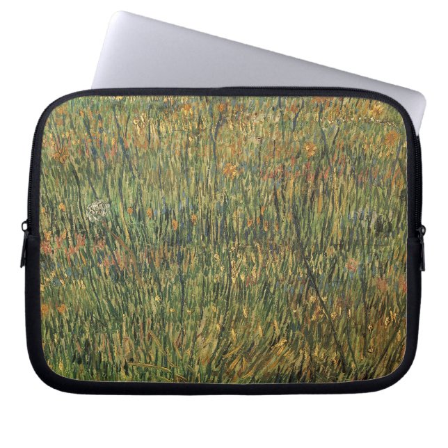 Protection Pour Ordinateur Portable Vincent van Gogh - Pâturage en fleurs (Devant)