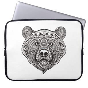 Protection Pour Ordinateur Portable Visage inspiré d'ours