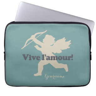 Protection Pour Ordinateur Portable Vive L'amour Cupid - Manches personnalisées pour o