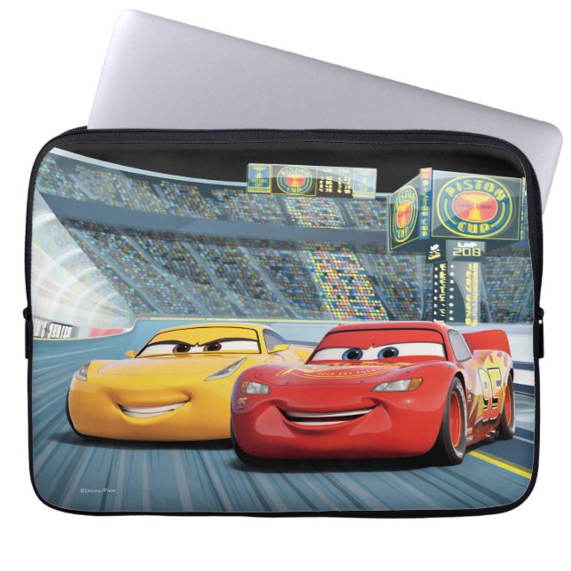 Protection Pour Ordinateur Portable Voitures 3 | Lightning McQueen & Cruz Ramirez (Devant)
