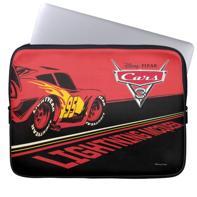 Protection Pour Ordinateur Portable Voitures 3 | Lightning McQueen - Race (Devant)