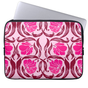 Protection Pour Ordinateur Portable William Morris Pimpernel, Fuchsia & Pink clair