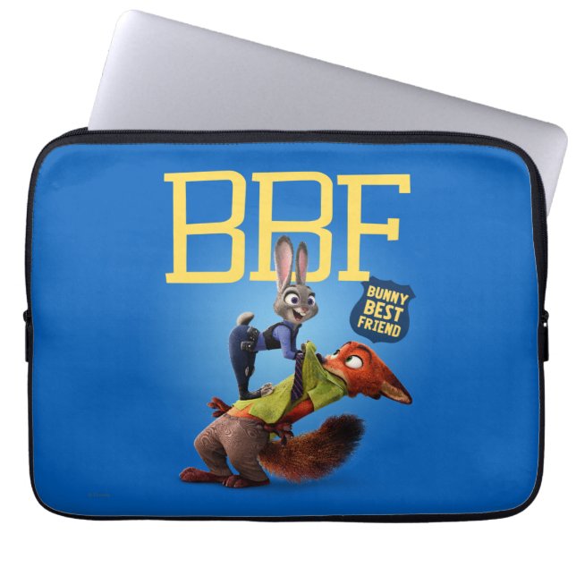 Protection Pour Ordinateur Portable Zootopia | Bunny Best Friend (Devant)