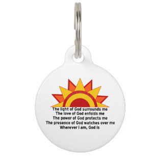 Protection Prayer Pet Tag