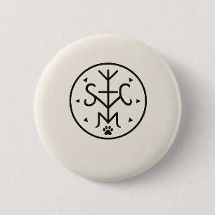 Protection Sigil Against Narcissistic People 2 Inch Round Button