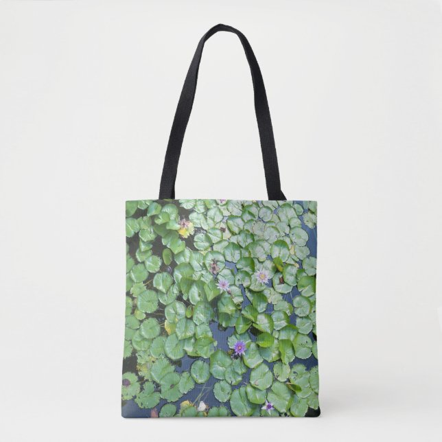 Protections de nénuphar sur un sac fourre-tout (Devant)