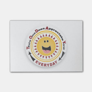 Protections de post-it d'appréciation