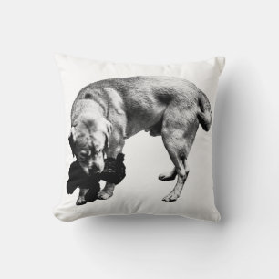 Protective Curve Throw Pillow