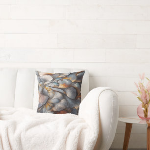 Protective Print Ginkgo Leaf Pattern Throw Pillow