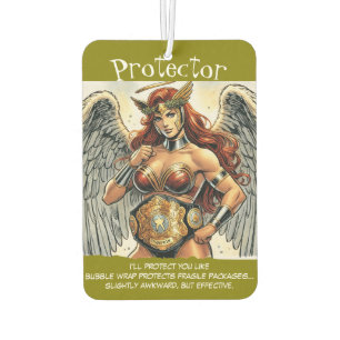 Protector Guardian Angel Professional Wrestler Air Freshener