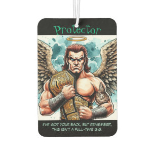 Protector Guardian Angel Professional Wrestler Air Freshener