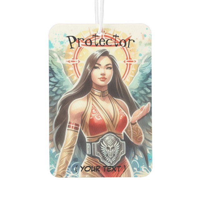 Protector Guardian Angel Show Wrestler Air Freshener (Back)