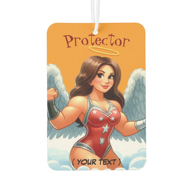Protector Guardian Angel Show Wrestler Air Freshener (Back)