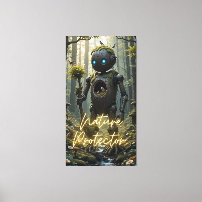  protector of nature canvas print (Front)