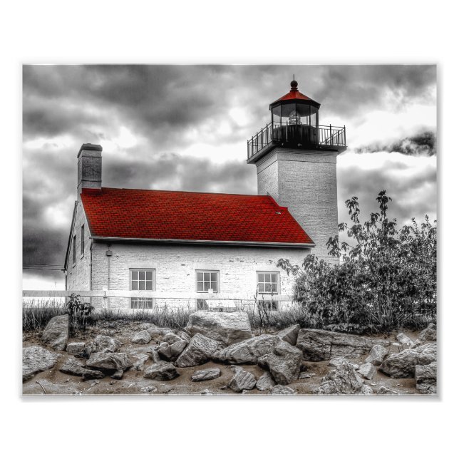 Protector of the Harbour - Sandpoint Lighthouse Photo Print (Front)