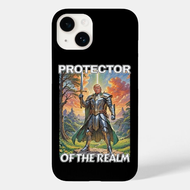 Protector of the Realm - President Trump Case-Mate iPhone Case (Back)