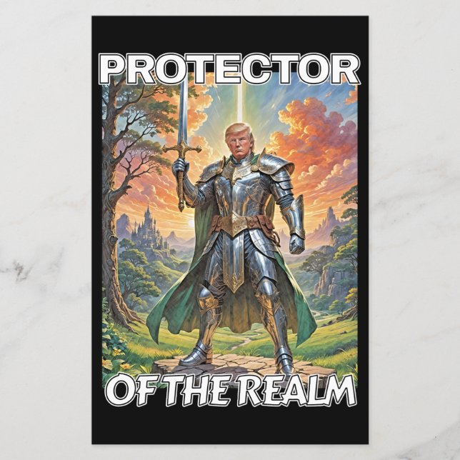 Protector of the Realm - President Trump Flyer (Front)