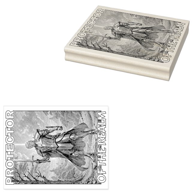 Protector of the Realm - President Trump Rubber Stamp (Stamped)