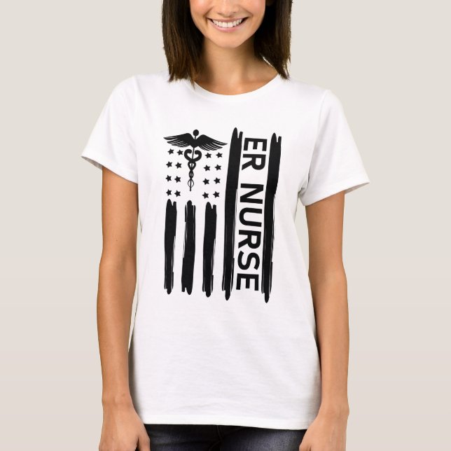 Protector Warrior Hero Nurse T-Shirt (Front)