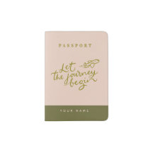 Boho Vert Sauge "Que le voyage commence" Nom
