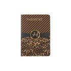 Brown Leopard Animal Print