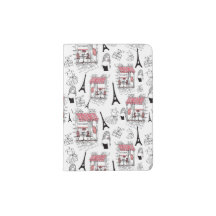 Whimsical Parisian Lifestyle Pattern 